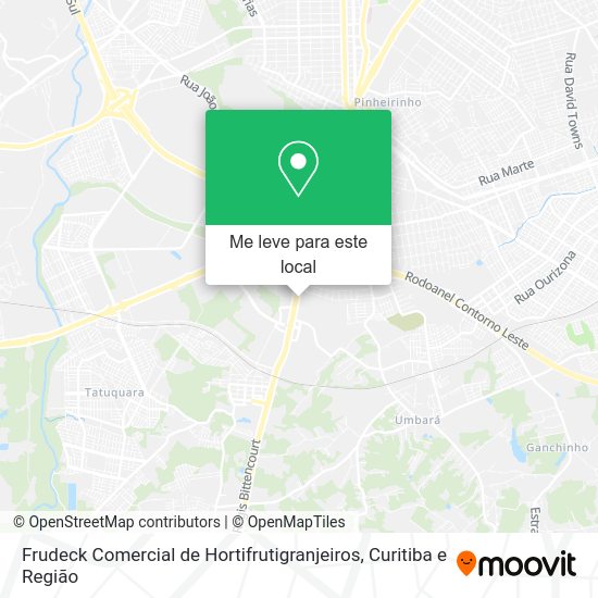Frudeck Comercial de Hortifrutigranjeiros mapa