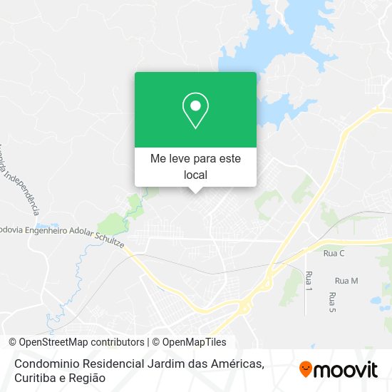 Condominio Residencial Jardim das Américas mapa