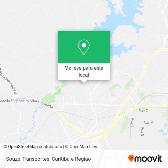 Souza Transportes mapa