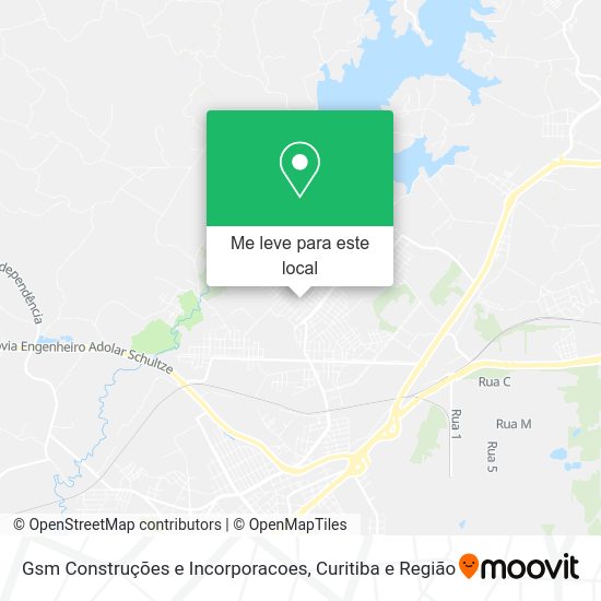Gsm Construções e Incorporacoes mapa