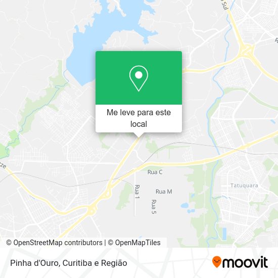 Pinha d'Ouro mapa