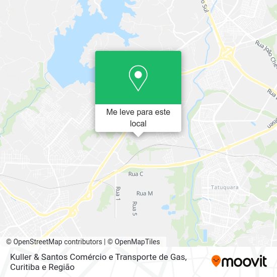 Kuller & Santos Comércio e Transporte de Gas mapa