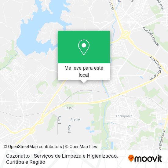 Cazonatto - Serviços de Limpeza e Higienizacao mapa