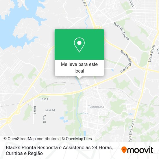 Blacks Pronta Resposta e Assistencias 24 Horas mapa