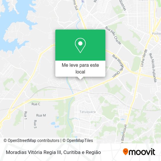 Moradias Vitória Regia III mapa