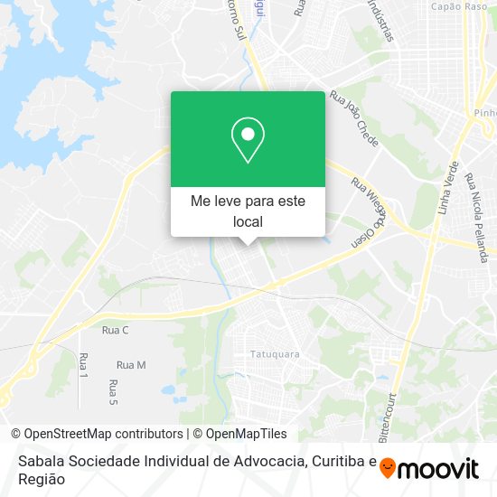 Sabala Sociedade Individual de Advocacia mapa