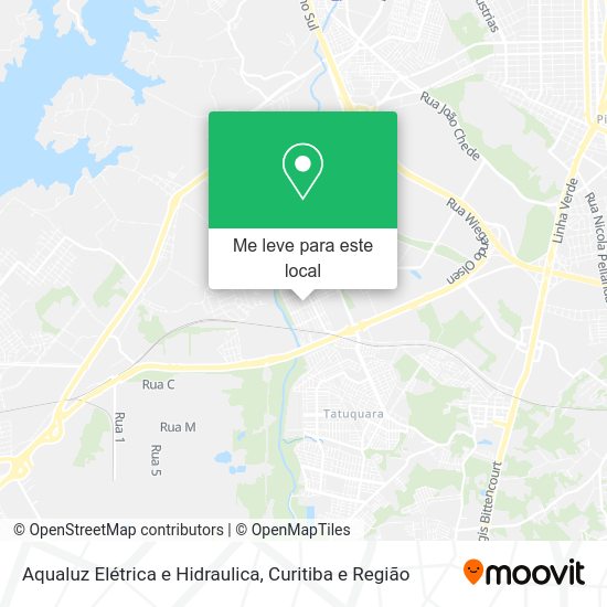 Aqualuz Elétrica e Hidraulica mapa