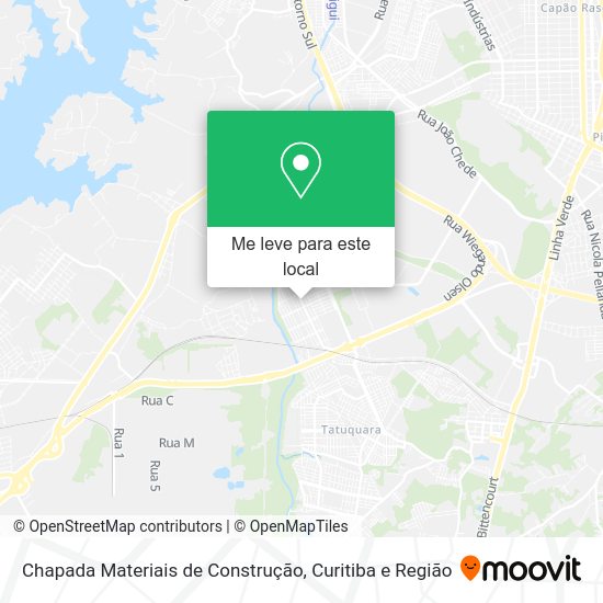 Chapada Materiais de Construção mapa