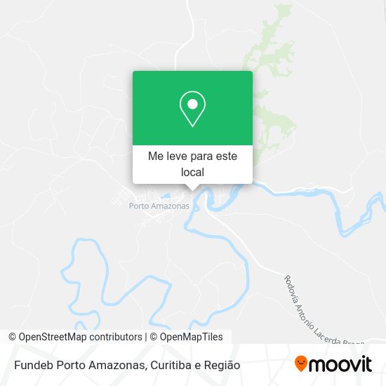 Fundeb Porto Amazonas mapa
