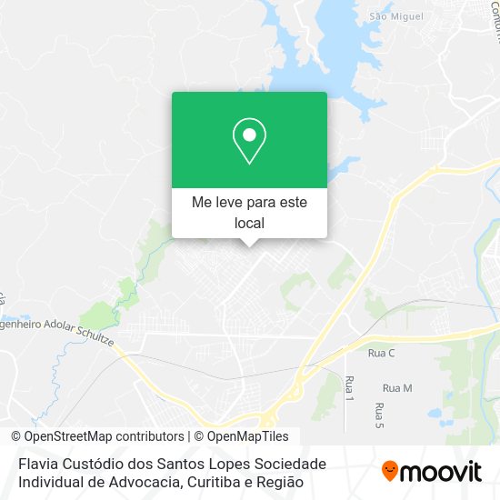Flavia Custódio dos Santos Lopes Sociedade Individual de Advocacia mapa