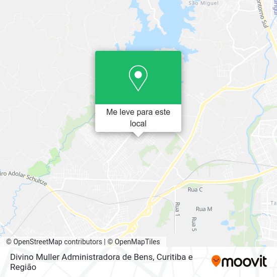 Divino Muller Administradora de Bens mapa