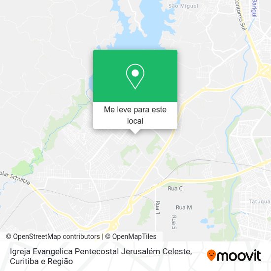 Igreja Evangelica Pentecostal Jerusalém Celeste mapa