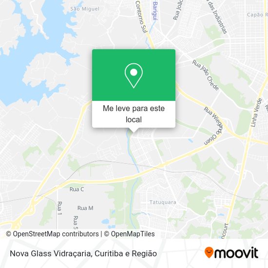 Nova Glass Vidraçaria mapa