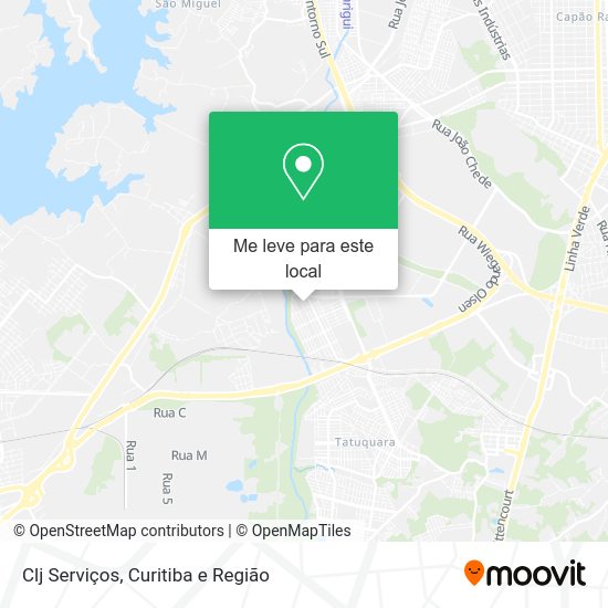Clj Serviços mapa
