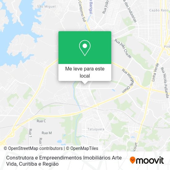 Construtora e Empreendimentos Imobiliários Arte Vida mapa