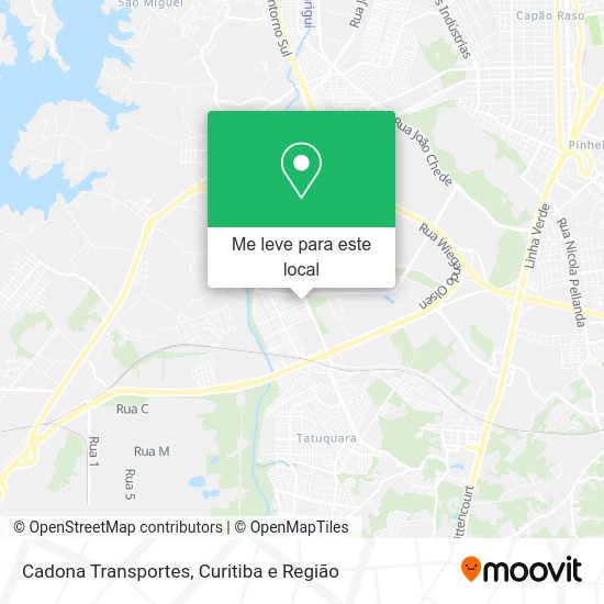 Cadona Transportes mapa