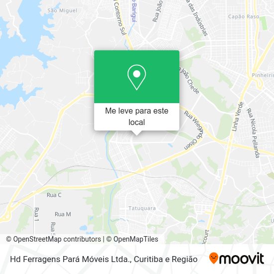 Hd Ferragens Pará Móveis Ltda. mapa