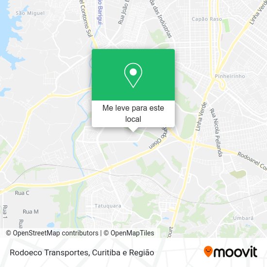 Rodoeco Transportes mapa