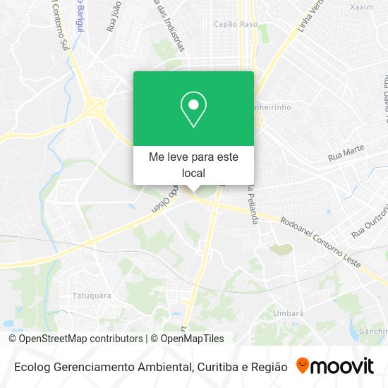 Ecolog Gerenciamento Ambiental mapa