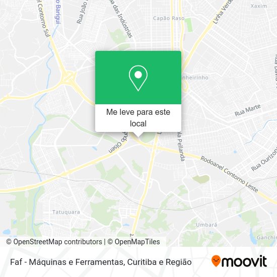 Faf - Máquinas e Ferramentas mapa