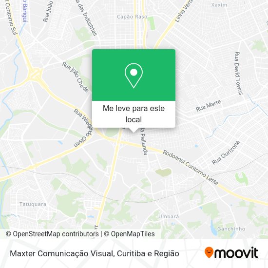 Maxter Comunicação Visual mapa