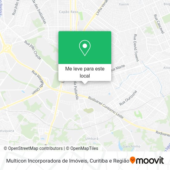 Multicon Incorporadora de Imóveis mapa
