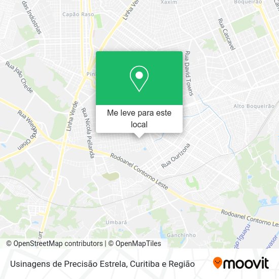 Usinagens de Precisão Estrela mapa