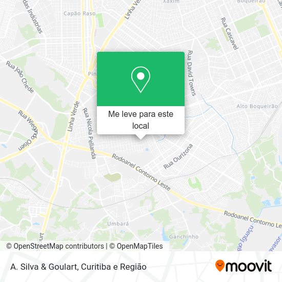 A. Silva & Goulart mapa