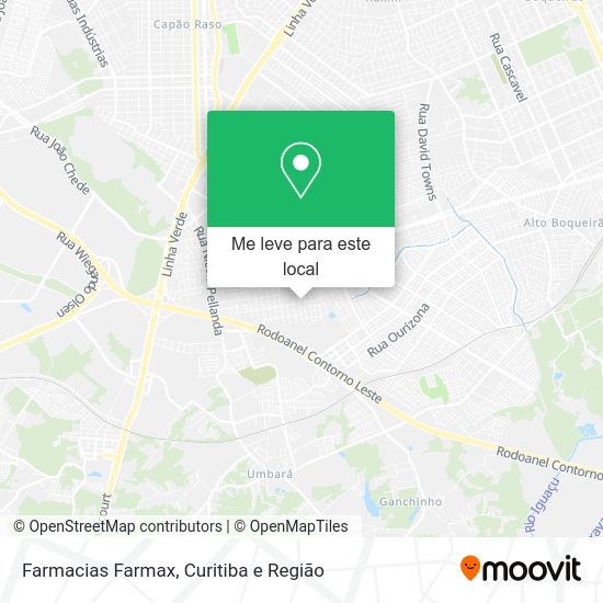 Farmacias Farmax mapa