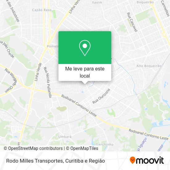 Rodo Milles Transportes mapa