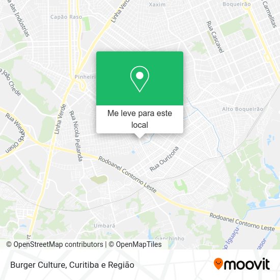 Burger Culture mapa