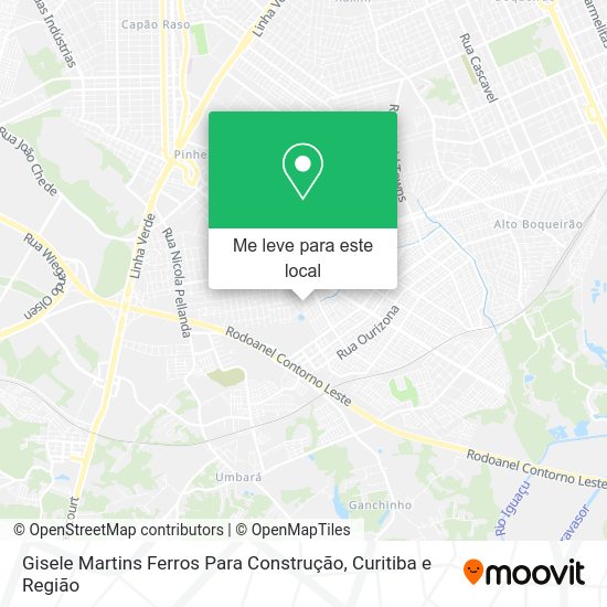 Gisele Martins Ferros Para Construção mapa