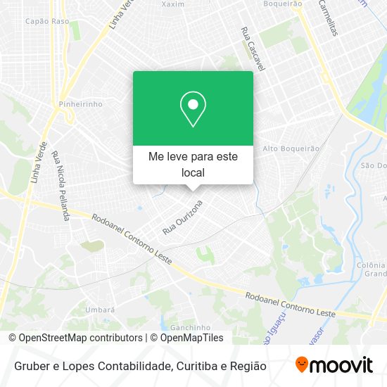 Gruber e Lopes Contabilidade mapa
