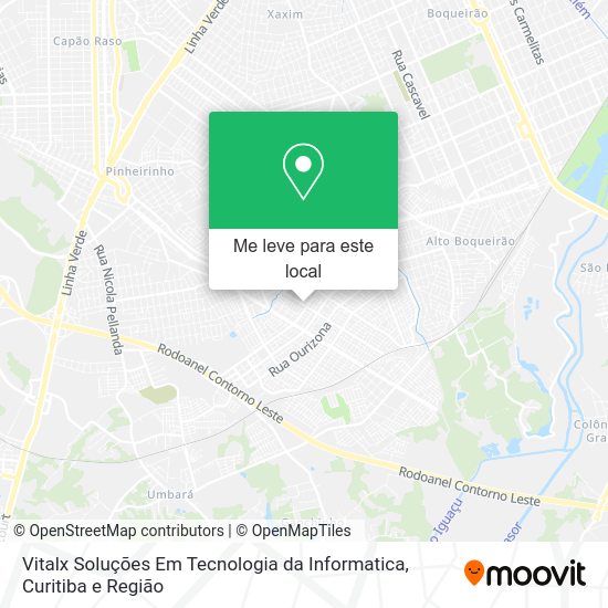 Vitalx Soluções Em Tecnologia da Informatica mapa
