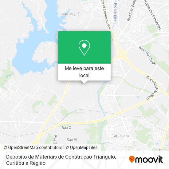 Deposito de Materiais de Construção Triangulo mapa