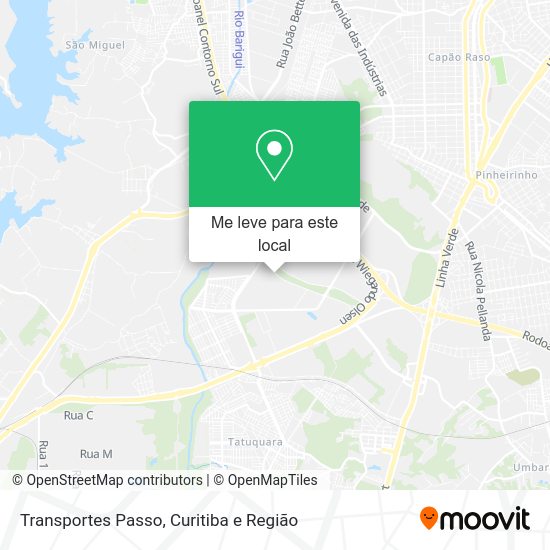 Transportes Passo mapa