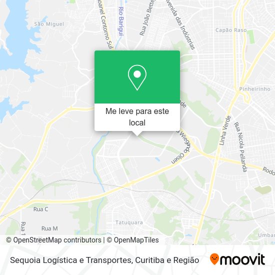 Sequoia Logística e Transportes mapa