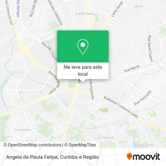 Angela de Paula Felipe mapa