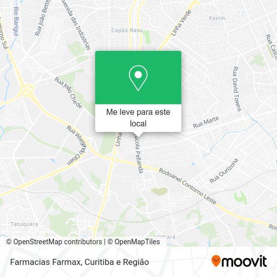 Farmacias Farmax mapa
