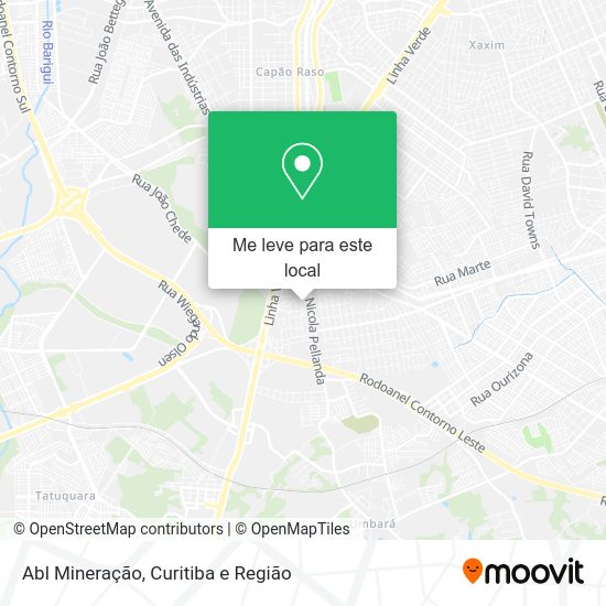 Abl Mineração mapa
