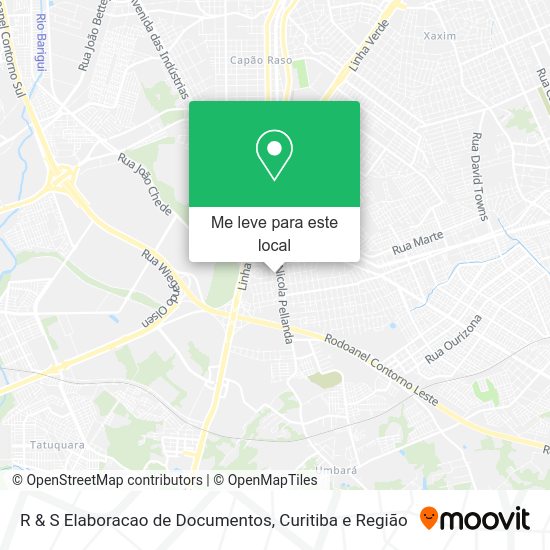 R & S Elaboracao de Documentos mapa