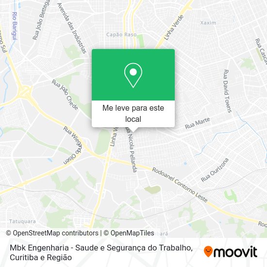 Mbk Engenharia - Saude e Segurança do Trabalho mapa