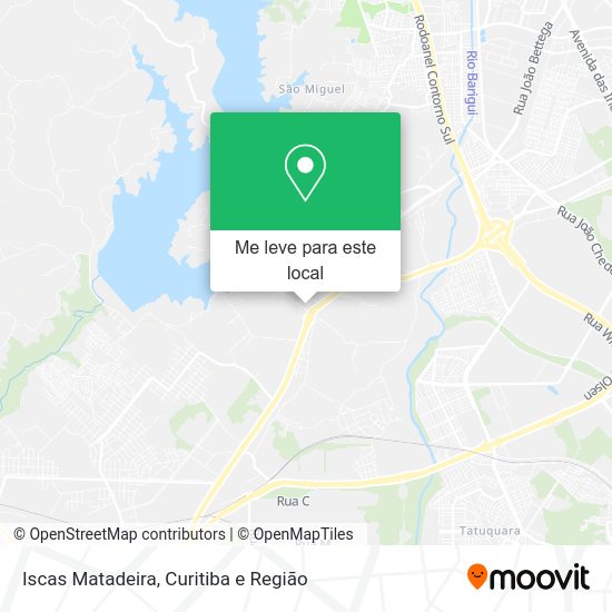 Iscas Matadeira mapa