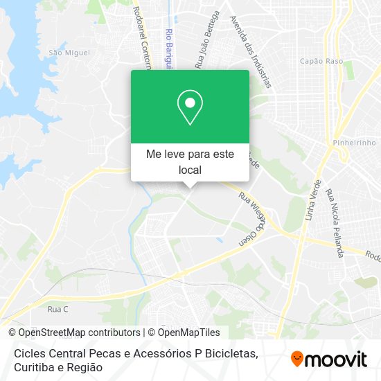 Cicles Central Pecas e Acessórios P Bicicletas mapa