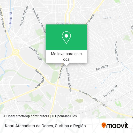 Kapri Atacadista de Doces mapa