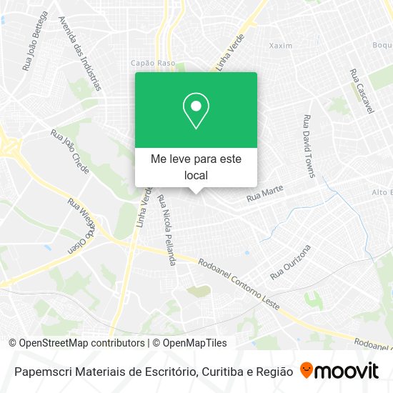 Papemscri Materiais de Escritório mapa