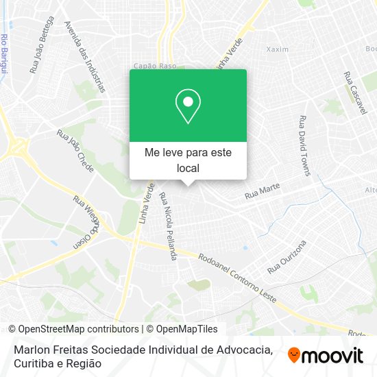 Marlon Freitas Sociedade Individual de Advocacia mapa