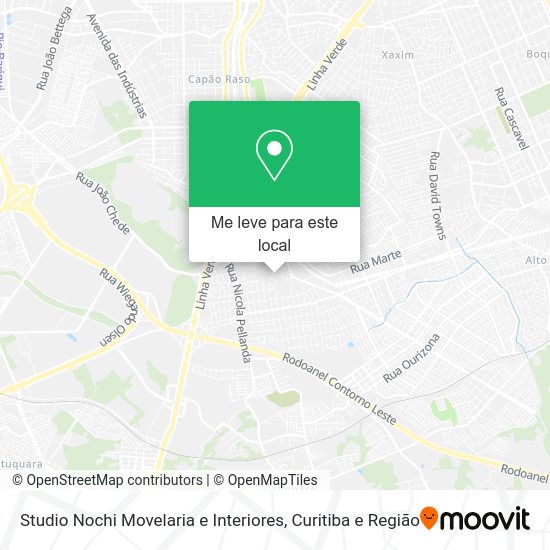 Studio Nochi Movelaria e Interiores mapa
