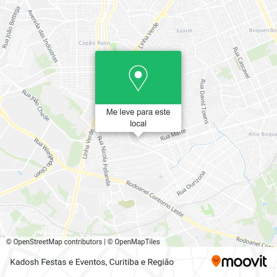 Kadosh Festas e Eventos mapa