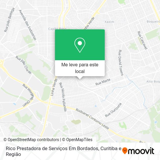 Rico Prestadora de Serviços Em Bordados mapa